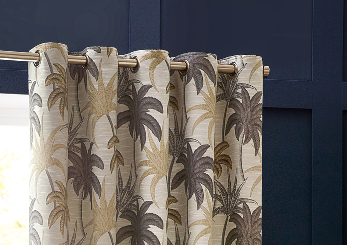 Galapagos Eyelet, Natural - Ready Made Curtains - Image 9